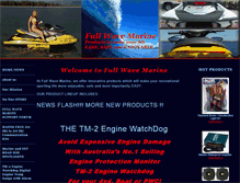 Tablet Screenshot of fullwavemarine.com